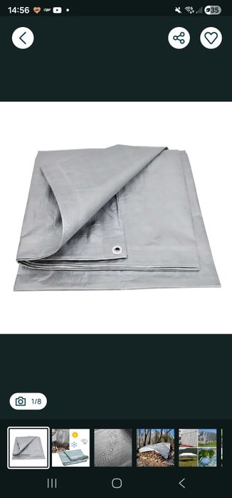 Plandek 2sztuki 3x4m