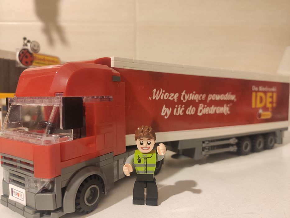 Klocki market i tir Biedronka, EleFun