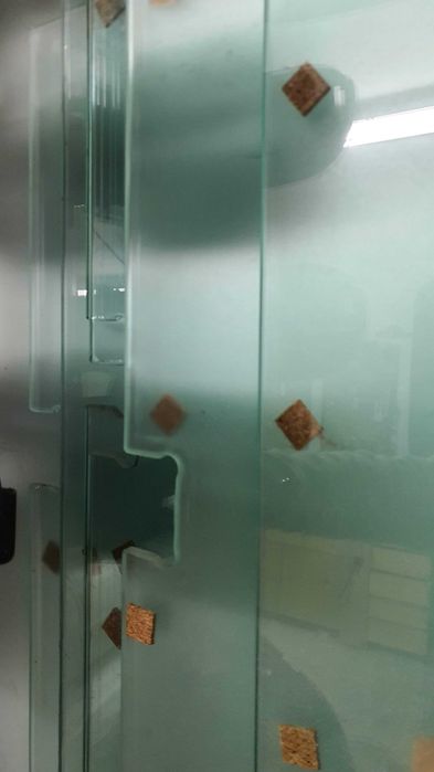 6 painéis de vidros temperados para divisórias (novos)