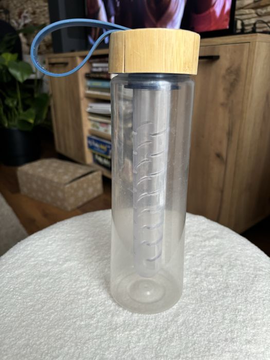 Bidon na wodę, napoje z pojemnikiem na owoce, 900 ml