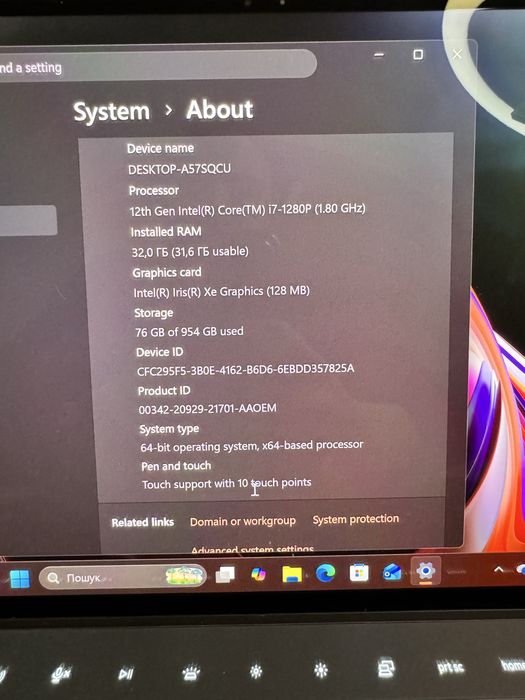 Преміум Ноутбук Dell XPS 9320 / 1tb / соre i7