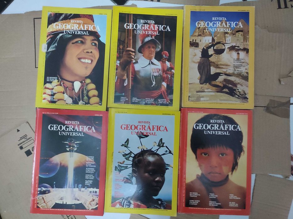 Lote 26 Revista Geográfica Universal - Anos 70
