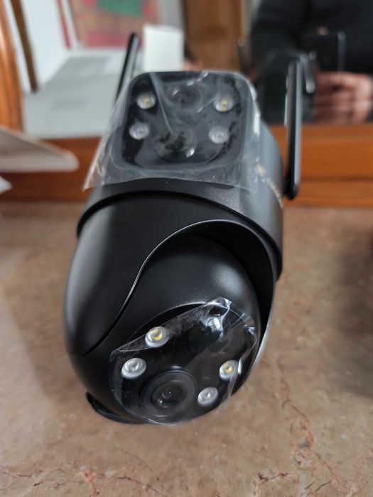 Câmara de Segurança Solar COCOCAM 2K – Nova (Dupla Lente / Wi-Fi)