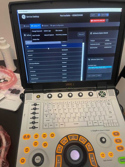 Ecógrafo / Ultrassom GE LOGIQ e R8 + Sonda Linear L4