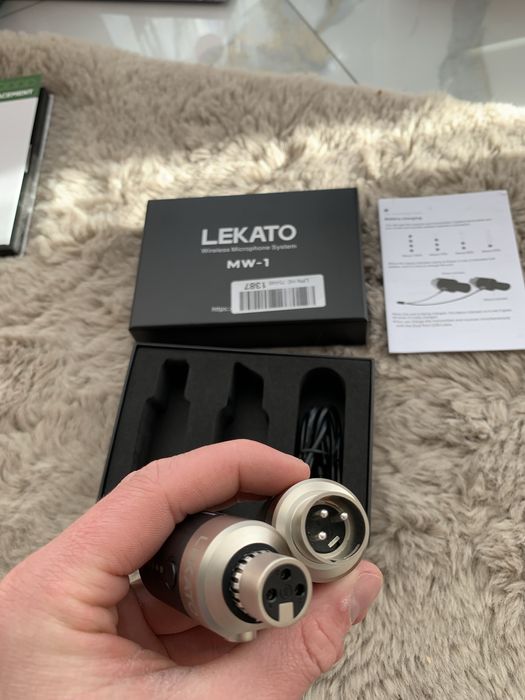 Бездротова мікрофонна система Lekato MW-1 (5.8GHz)