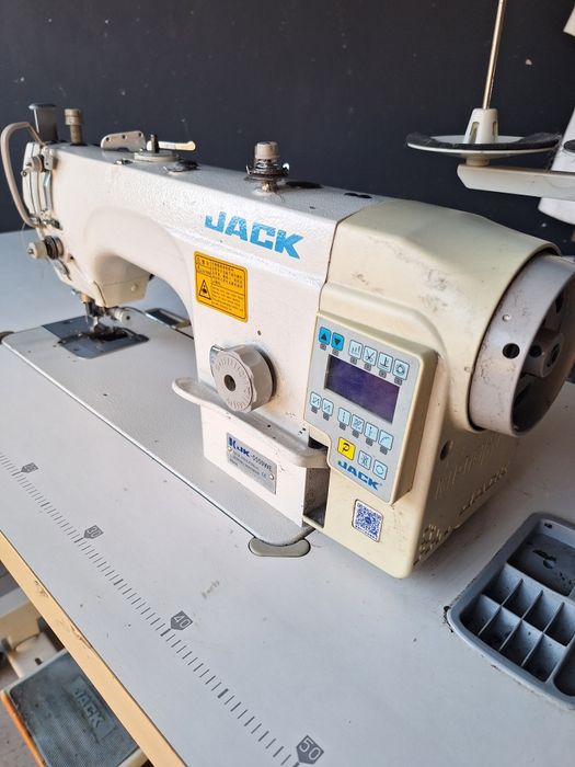 Maquina jack ponto corrido de faca lateral