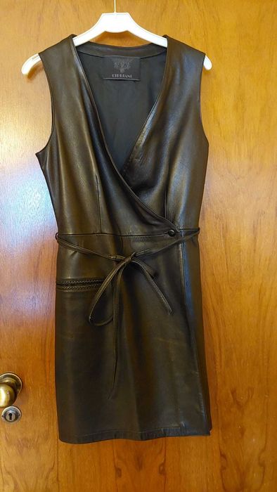 Vestido em pele preto