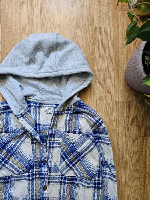 Тепла сорочка з капюшоном на хлопця 13-14років