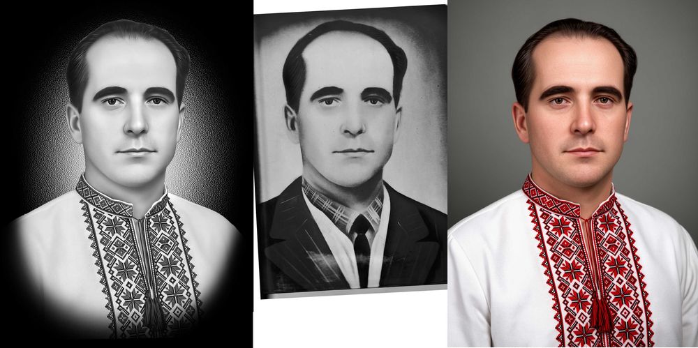 Ретуш фото на пам'ятник. Фотокераміка. Реставрація