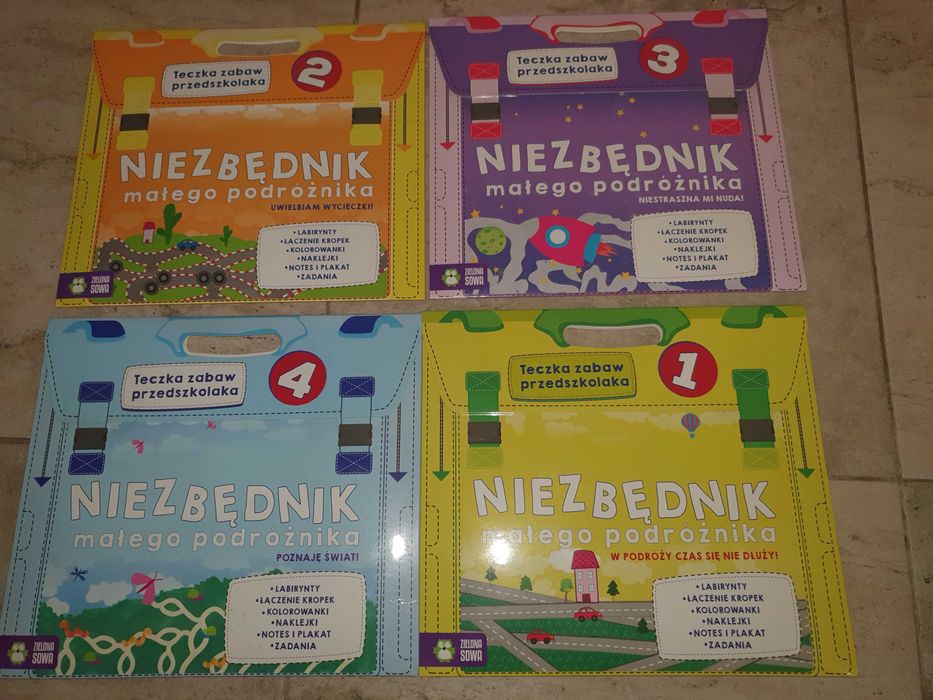 Książki dla dzieci zielona sowa teczka przedszkolaka