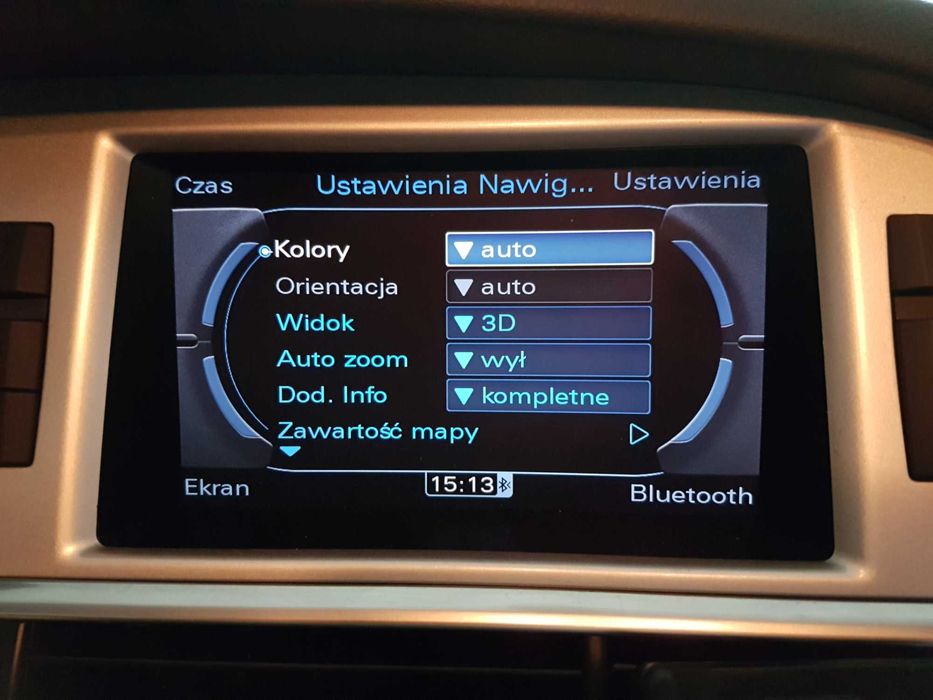 Audi Polskie Menu Aktualizacja Mapy Europy Polski Lektor MMI Concert