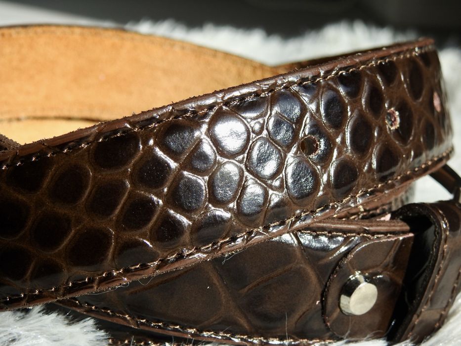 Cinto em pele carneiro genuina