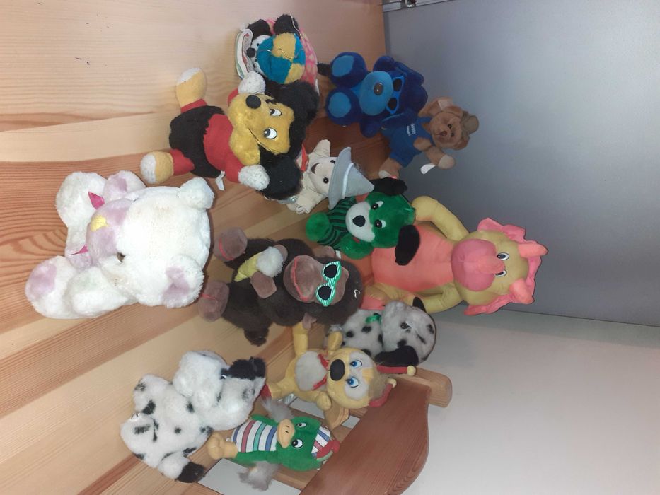 Pluszowe misie , maskotki 13 sztuk , używane w stanie dobrym.