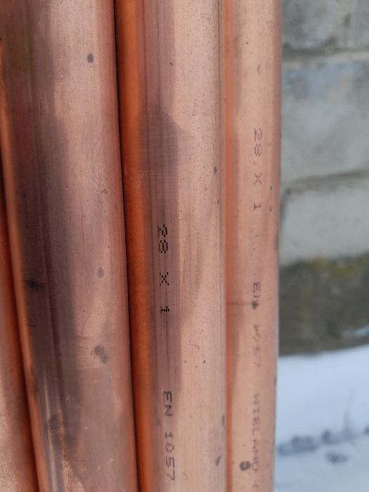 Rurka miedziana 28x1x2,5