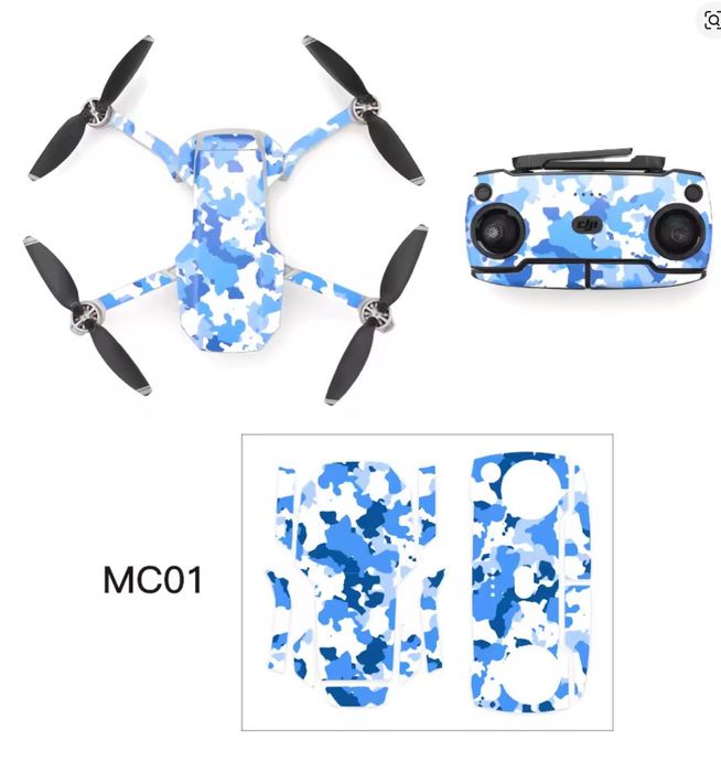 Naklejka DJI MAVIC MINI  - dron + kontroler - RCGEEK MC01