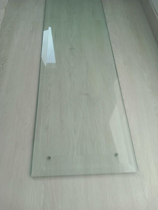 Tampo-prateleira de vidro