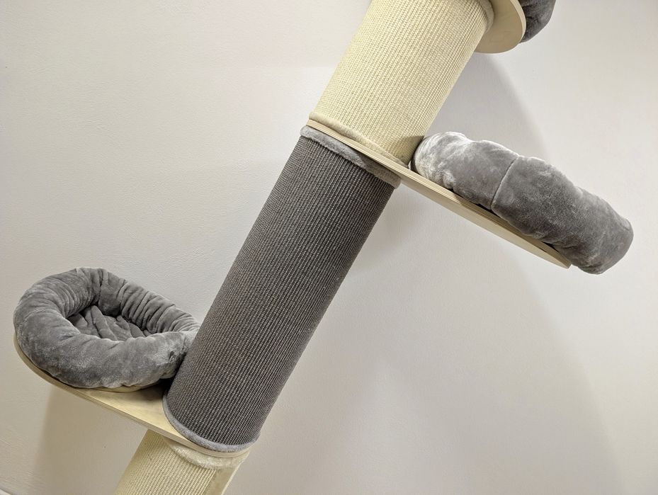 Natural Paradise Drapak Słupek Dla Kota Jasmine XXL Kremowy OGROMNYusz