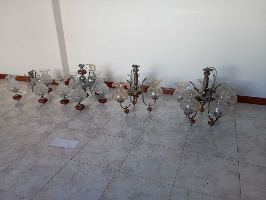 Candeeiros rústicos