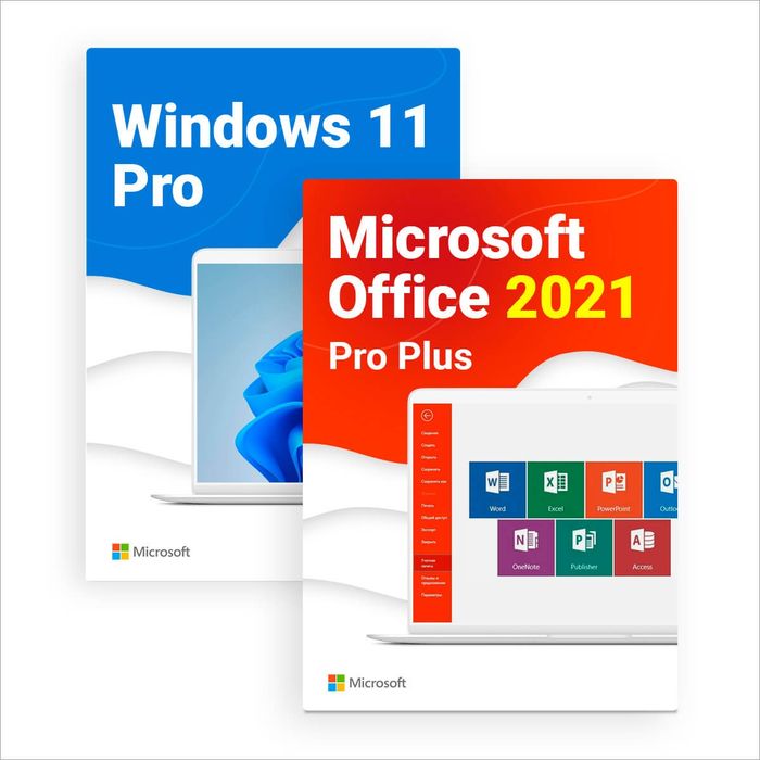 Windows 11 Pro + Office 2021 Pro Plus  Retail ESD комплект акція з прив'язкою | від офіційного дистриб'ютора Microsoft