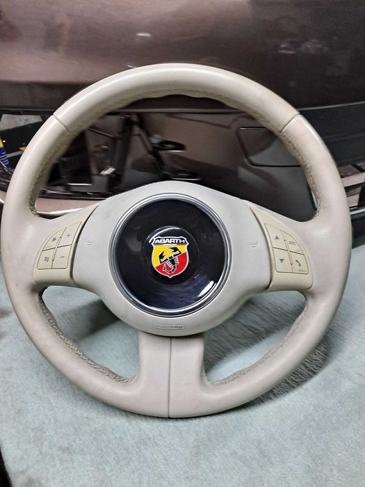 Kierownica Skóra Multifuncja Fiat 500 Abarth