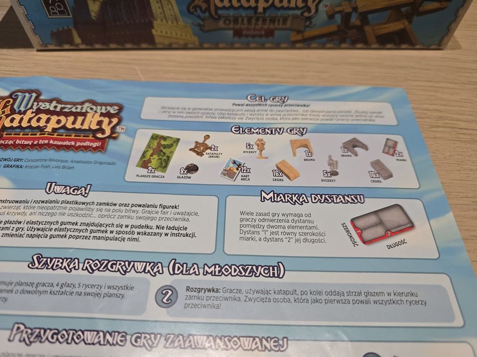 Wystrzałowe katapulty Podstawa + dodatek oblężenie