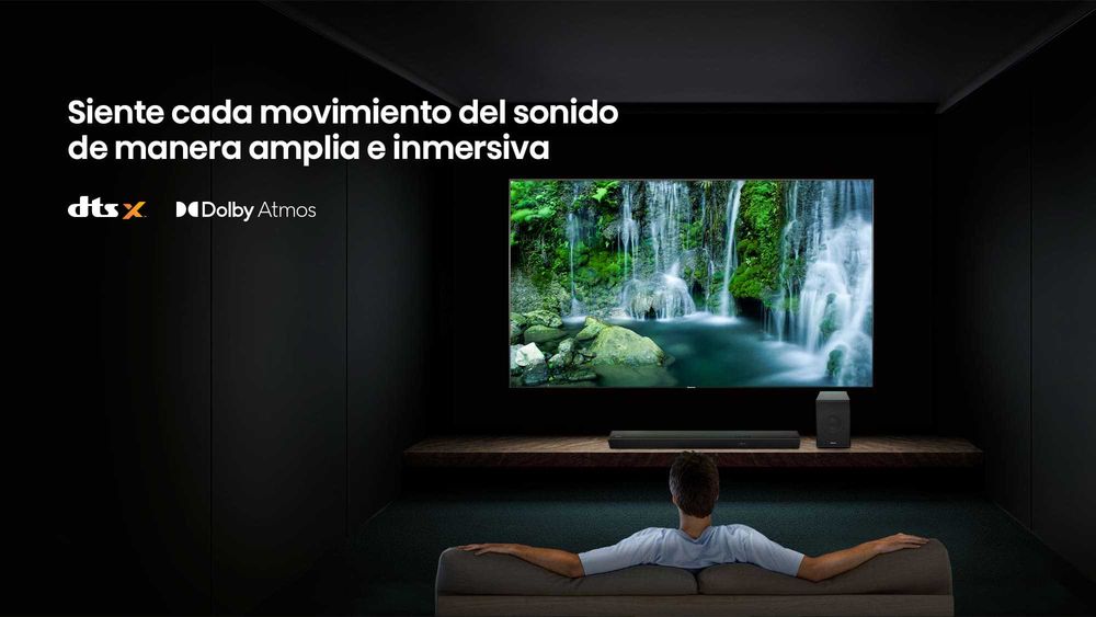 Soundbar Hisense U5120gw Atmos (5.1.2 - Subwoofer Sem Fios)