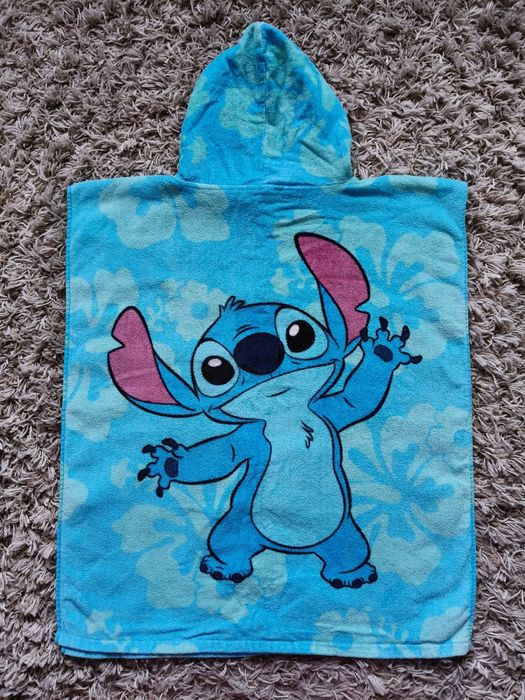 Ręcznik kąpielowy z kapturem/ poncho: Stitch Hawaii