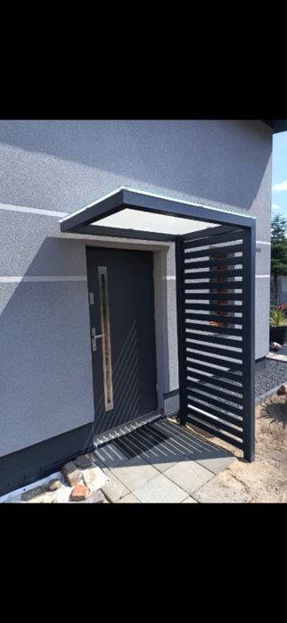 Zadaszenie ,daszek konstrukcja nad drzwi lub furtkę transpotr