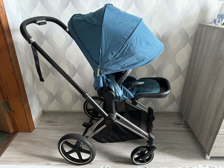 Коляска 2 в 1 Cybex Priam 4.0 Mountain Blue