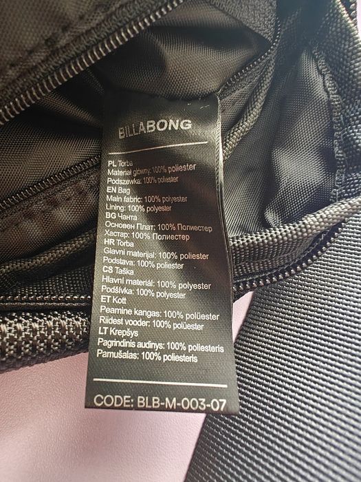 Czarna saszetka nerka Billabong BLB-M-003-07