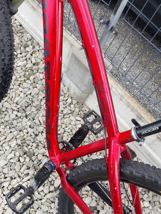 Rower Dartmoor Hornet 2018 S 27, 5 czerwony (Shimano,sram,Maxxis,odi,Hassns pro 7)