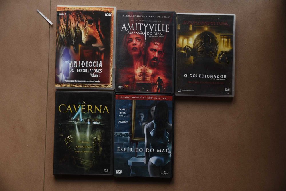 Varios filmes de terror