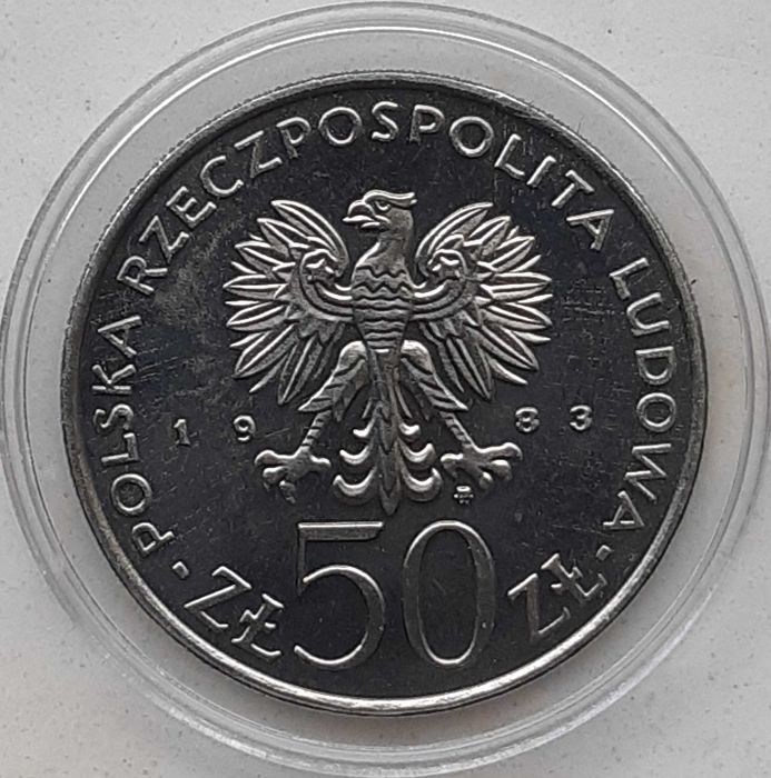 Moneta 50 zł, 1983, 150 Lat Teatru Wielkiego, próba, nikiel