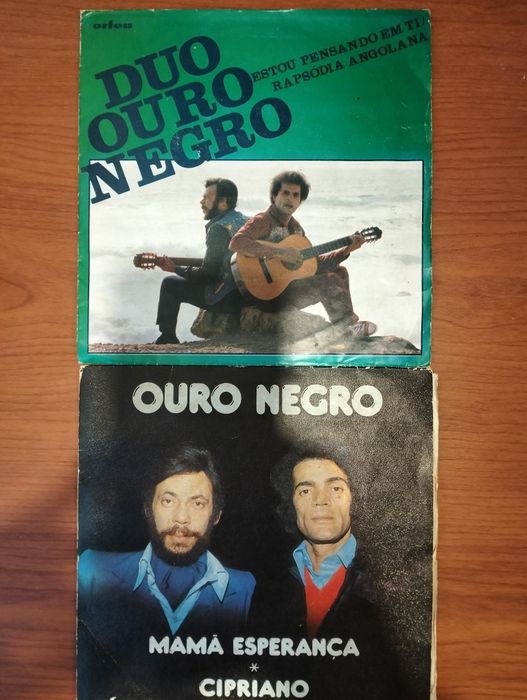 Discos de vinil singles Duo Ouro Negro