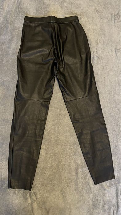 Шкіряні штани отеплені