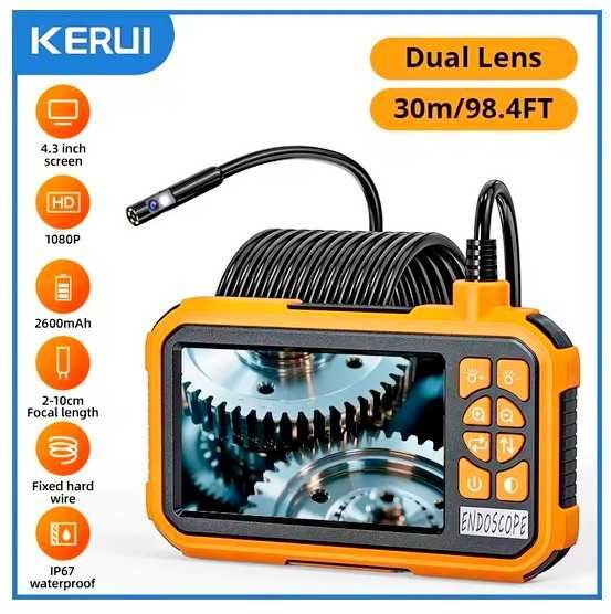 Kamera Inspekcyjna Endoskop 10 m 2 Kamery 
2x Full Hd 1080p , 2 Kamery