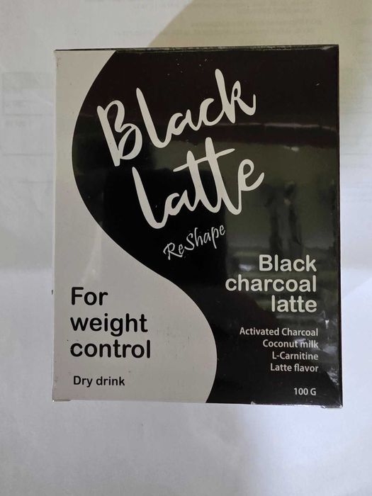Black latte блек латте для нормализации веса угольный латте