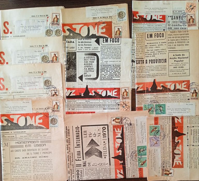 44 jornais selados São Tomé