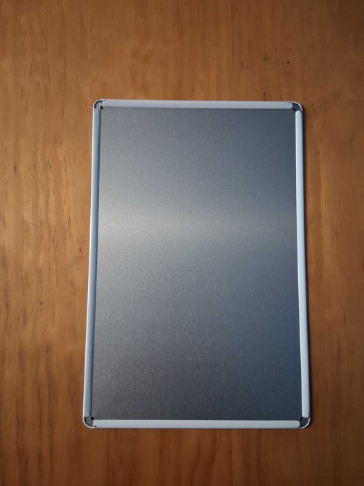 Placa de metal "envelhecido" decorativa 20 cm X 30 cm