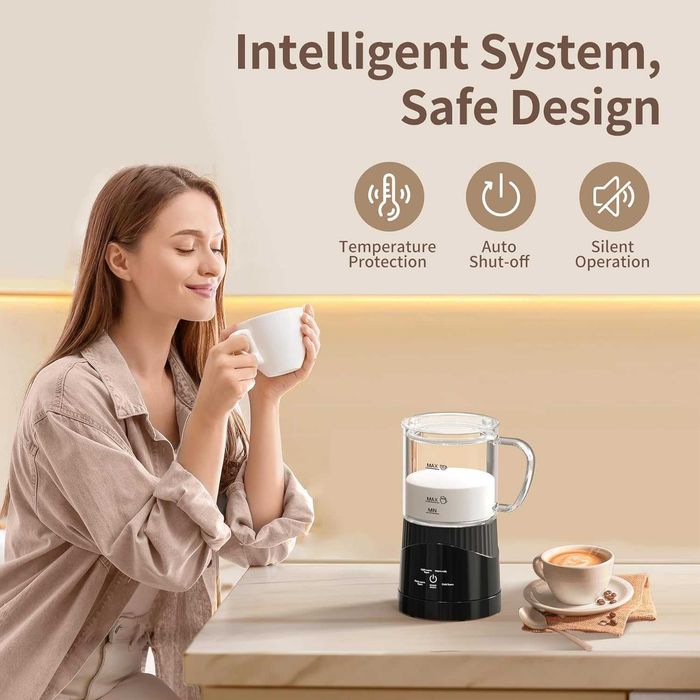 Електричний спінювач молока капучинатор OMISOON 4 в 1