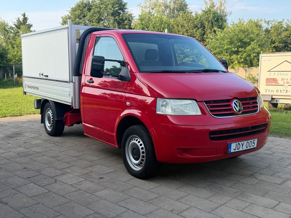 Volkswagen Transporter T5  2.5 TDI Skrzyniowy Paka Kontener Lift Super stan