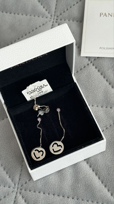 Сережки Pandora 296577FPC. НОВІ з біркою!