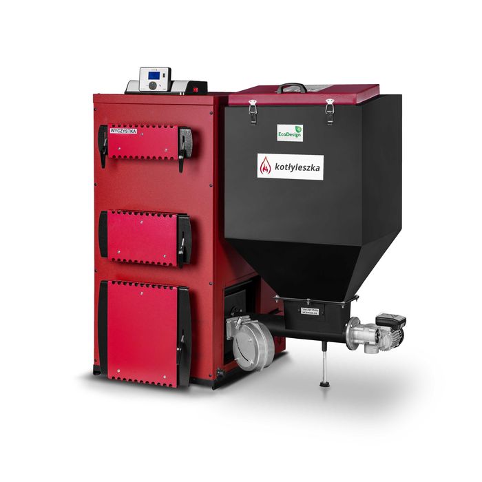Kocioł piec c.o. 5 klasa HEKLA 45 kW ekogroszek kotlyleszka ecodesign