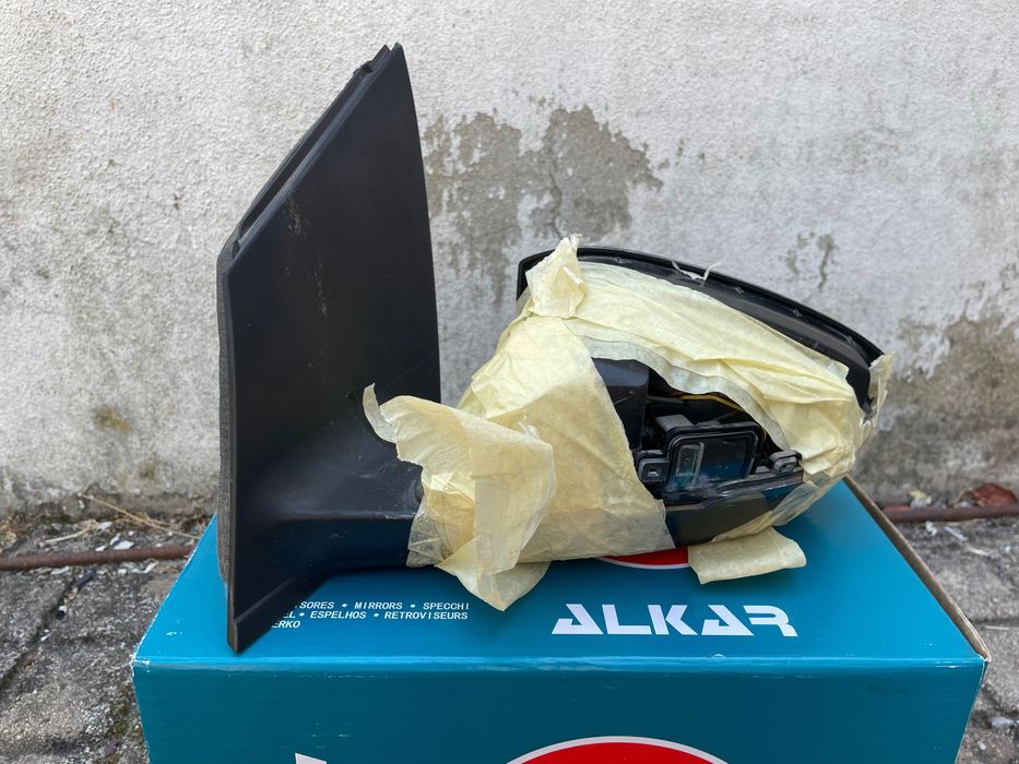 Conjunto Original Espelho Retrovisor Volkswagen Polo 2017 (c/danos)