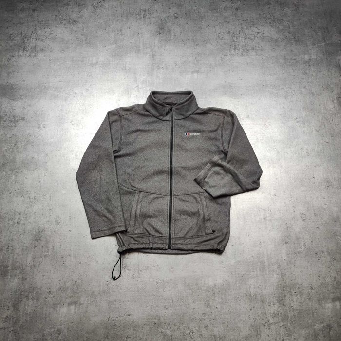 MĘSKA Bluza Fleece Polar Ocieplona Suwak Stójka Mountain Berghaus Logo
