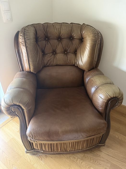 Sofas em pele conjunto ou separado