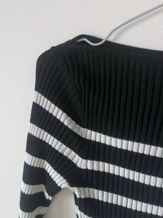 Bluzka na długi rękaw w paski H&M  rozmiar xs 34