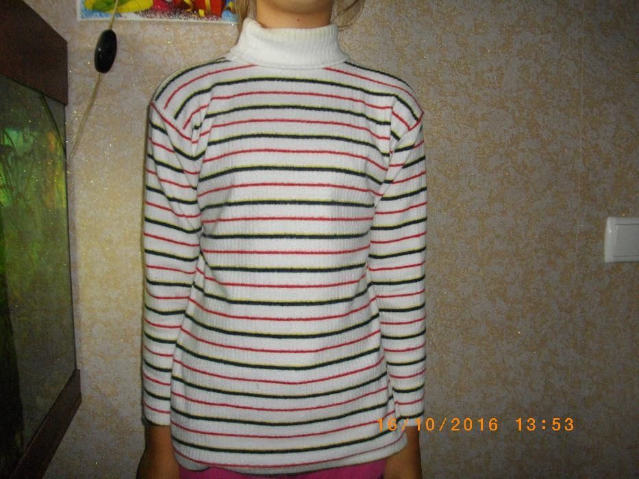 водолазка теплая на девочку