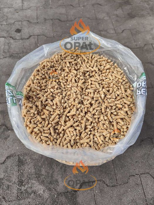 Pellet certyfikowany TPD Premium DINplus super jasny czysty 990kg 66szt