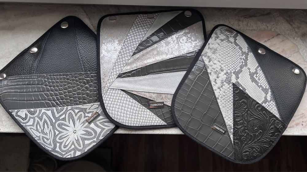 Farbotka: saszka lux - unikat, full komplet, skóra naturalna